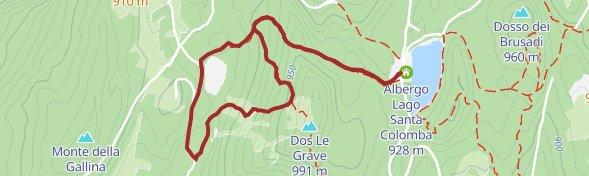 Route map: Walk to the Le Grave Biotope